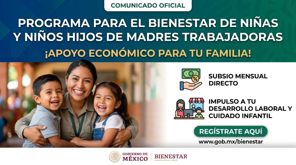 Programa para el Bienestar de Niñas y Niños Hijos de Madres Trabajadoras
